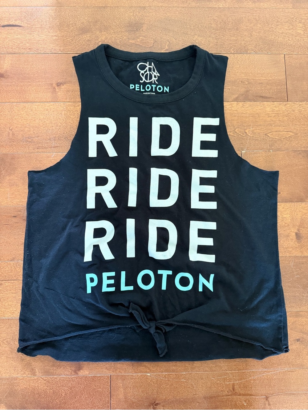 Like New Chaser Peloton Ride Tank Top Tie Front size small